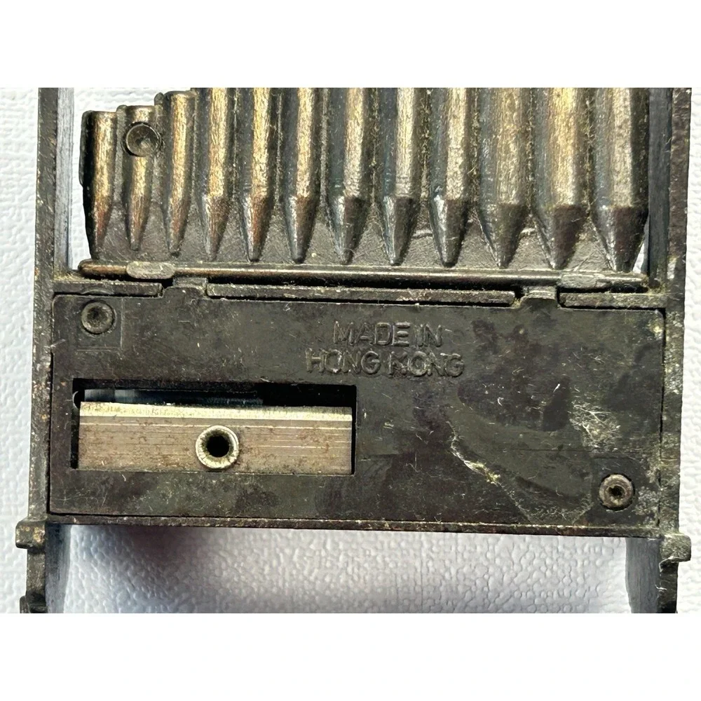 Vintage Mini Pipe Organ Music Box Metal Pan Flute‎ Hong Kong Mechanical